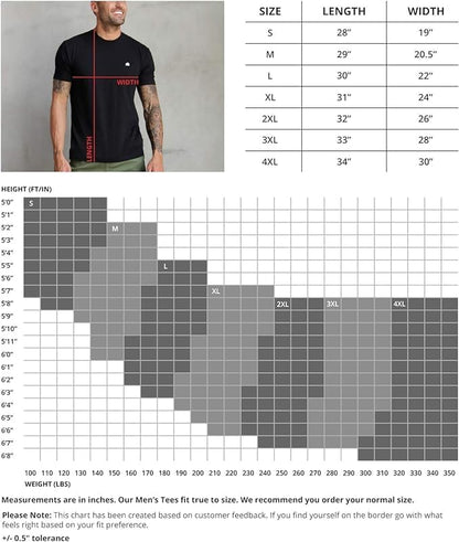 Mens T Shirt Packs - Short Sleeve Crew Neck Soft Fitted Tee