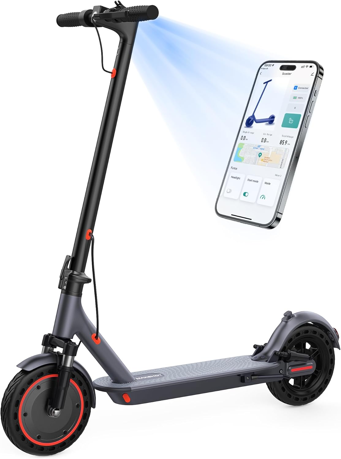Electric Scooter for Adults 8.5/10/14" Tires, 19/22Mph, 350W/500W Motor