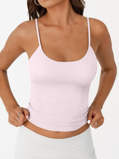 Womens Summer Tank Tops Double Lined Going Out Teen Girls