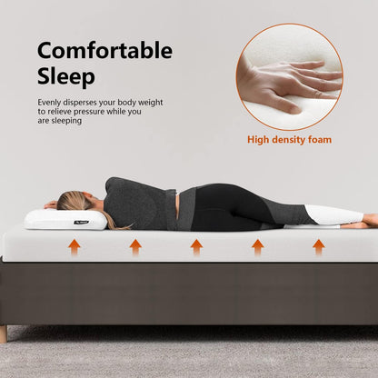 Twin 6 Inch Gel Memory Foam Mattress in a Box Medium Firm