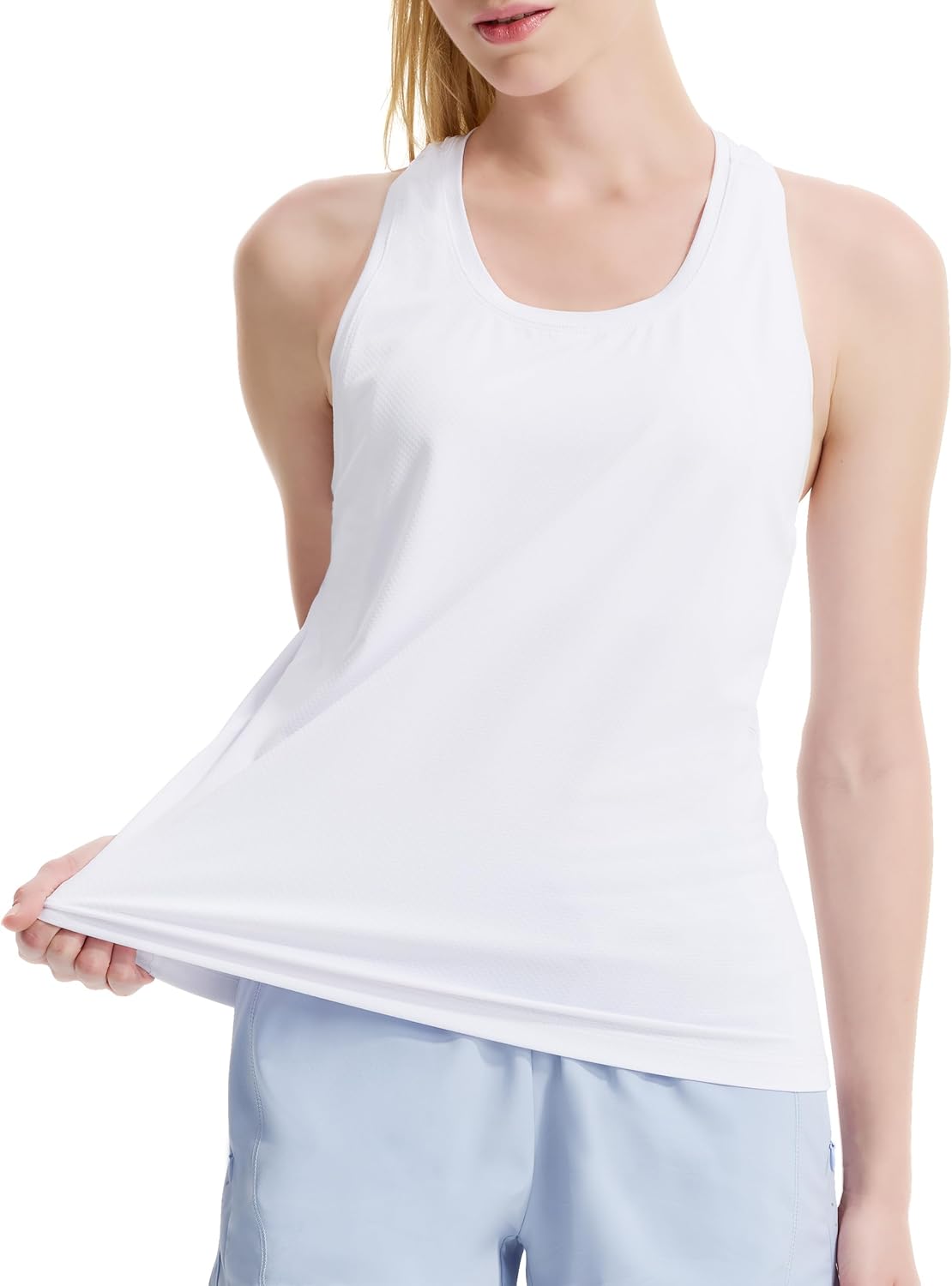 Womens Racerback Workout Tank Tops Lightweight for Running Yoga Gym Casual