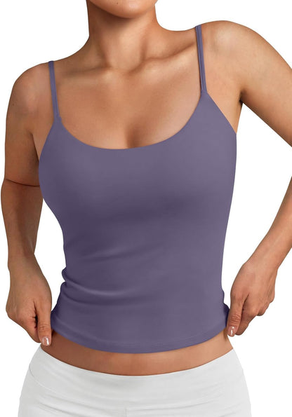 Womens Summer Tank Tops Double Lined Going Out Teen Girls