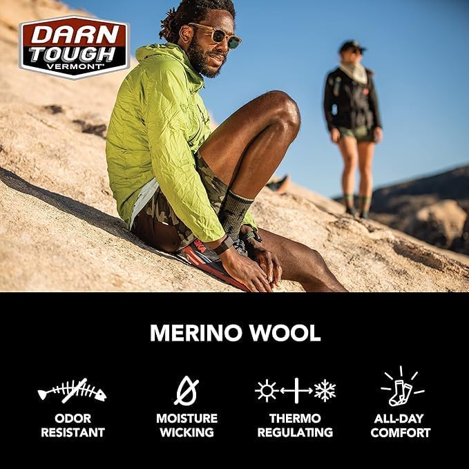 Merino Wool Boot Sock Full Cushion Darntough