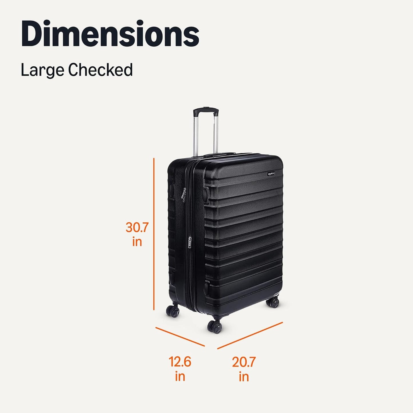 26" Hardside Medium Checked Luggage