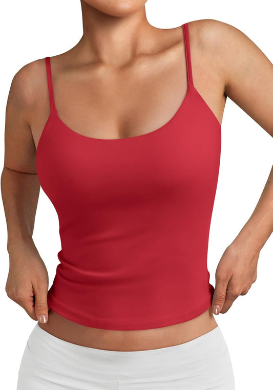 Womens Summer Tank Tops Double Lined Going Out Teen Girls