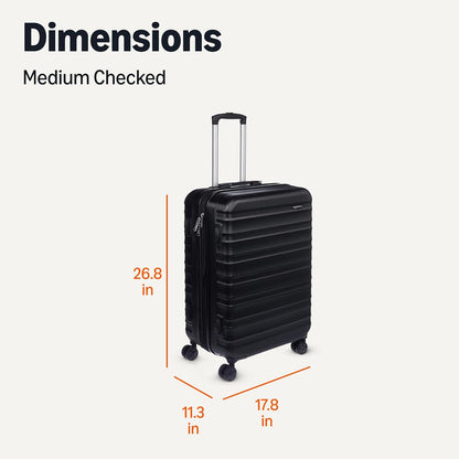 26" Hardside Medium Checked Luggage