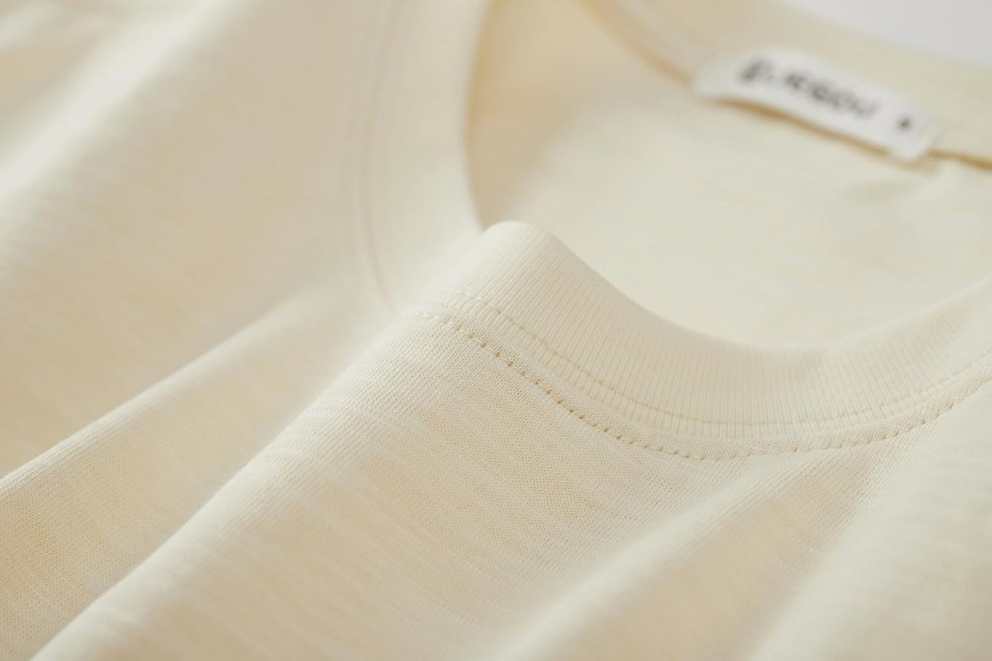 Cotton Loose Fit Thick T-Shirt Heavy Weight Crewneck Tees for Men