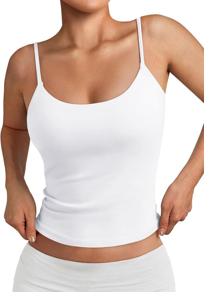 Womens Summer Tank Tops Double Lined Going Out Teen Girls