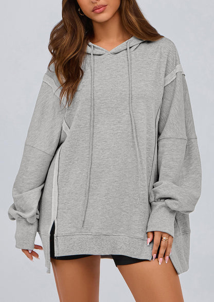Womens Oversized Hoodie 2025 Spring Sweatshirt Long Sleeve