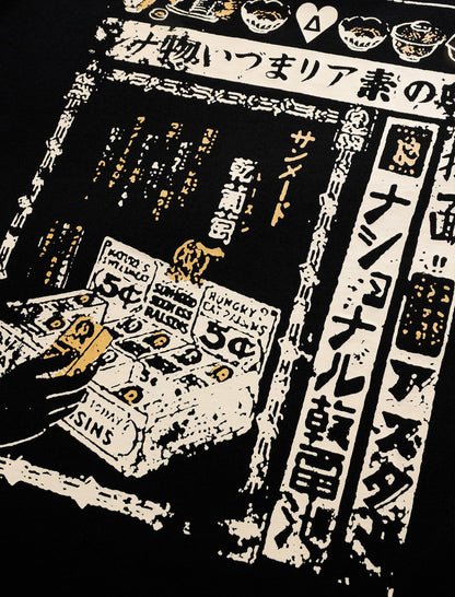 Mens 90s Vintage Oversized Shirts Unisex Harajuku T Shirt Print Graphic Tees