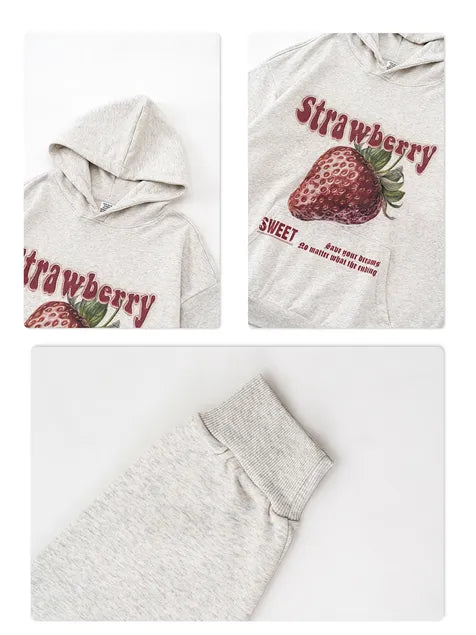 360g Strawberry Wash Old Cotton Hoodie