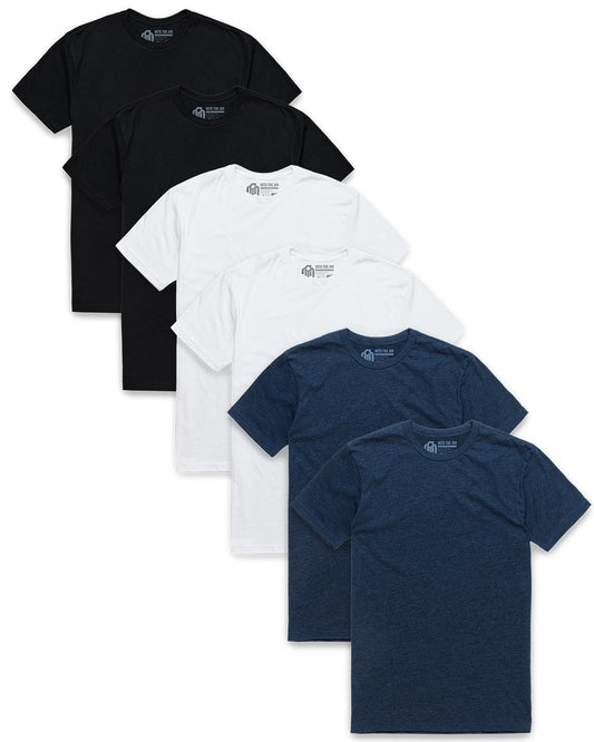 Everyday Essential T Shirt for Men Pure Color Relaxed Fit