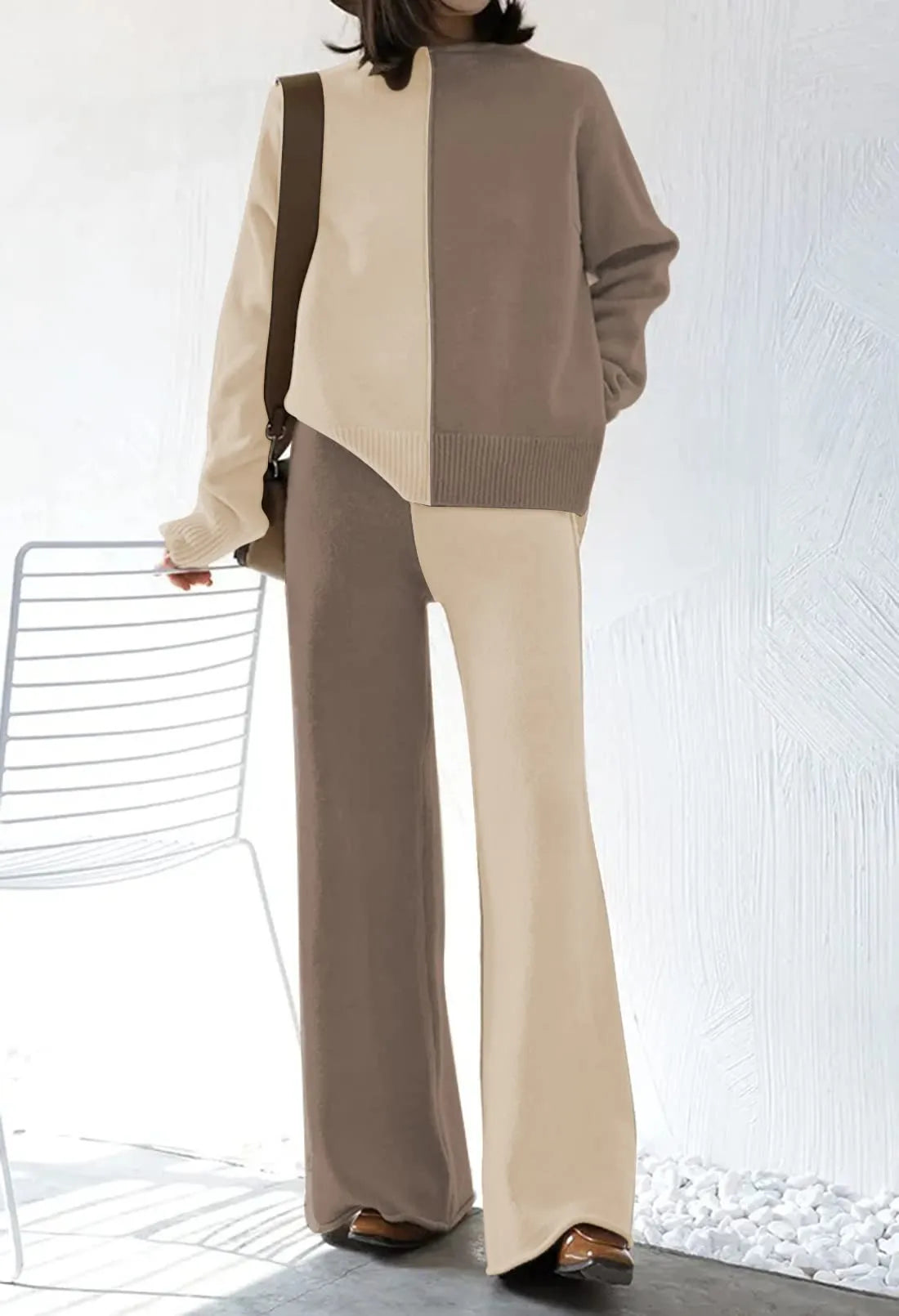 Womens 2 Piece Outfit Set Long Sleeve