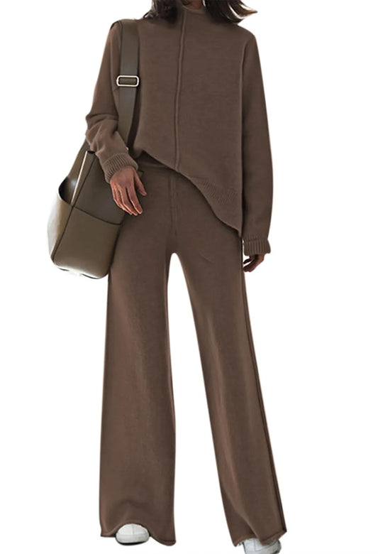 Womens 2 Piece Outfit Set Long Sleeve