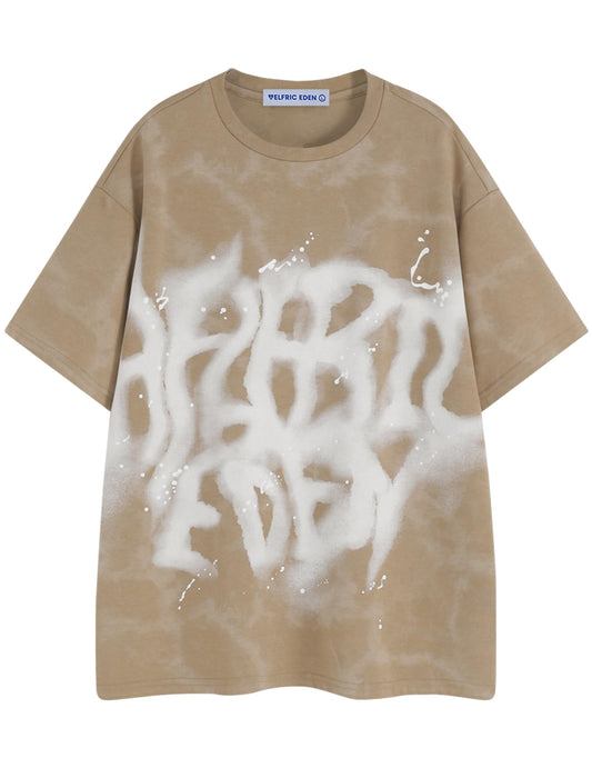 Mens Graphic Tee Shirts Oversized Baggy Loose Cotton T-Shirt Streetwear