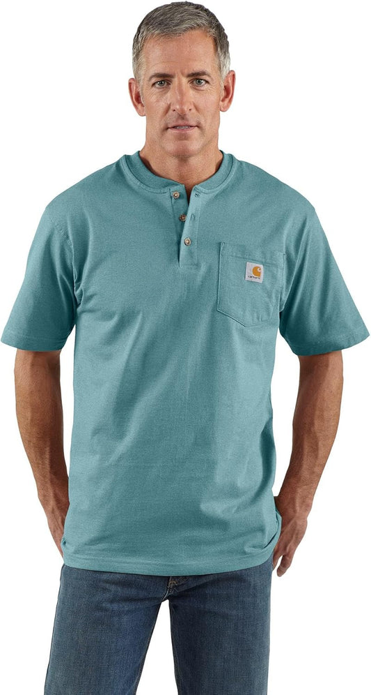 Short Sleeve Workwear Henley T-Shirt