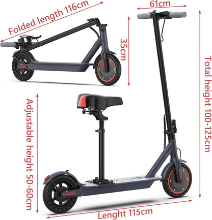 Electric Scooter for Adults 8.5/10/14" Tires, 19/22Mph, 350W/500W Motor