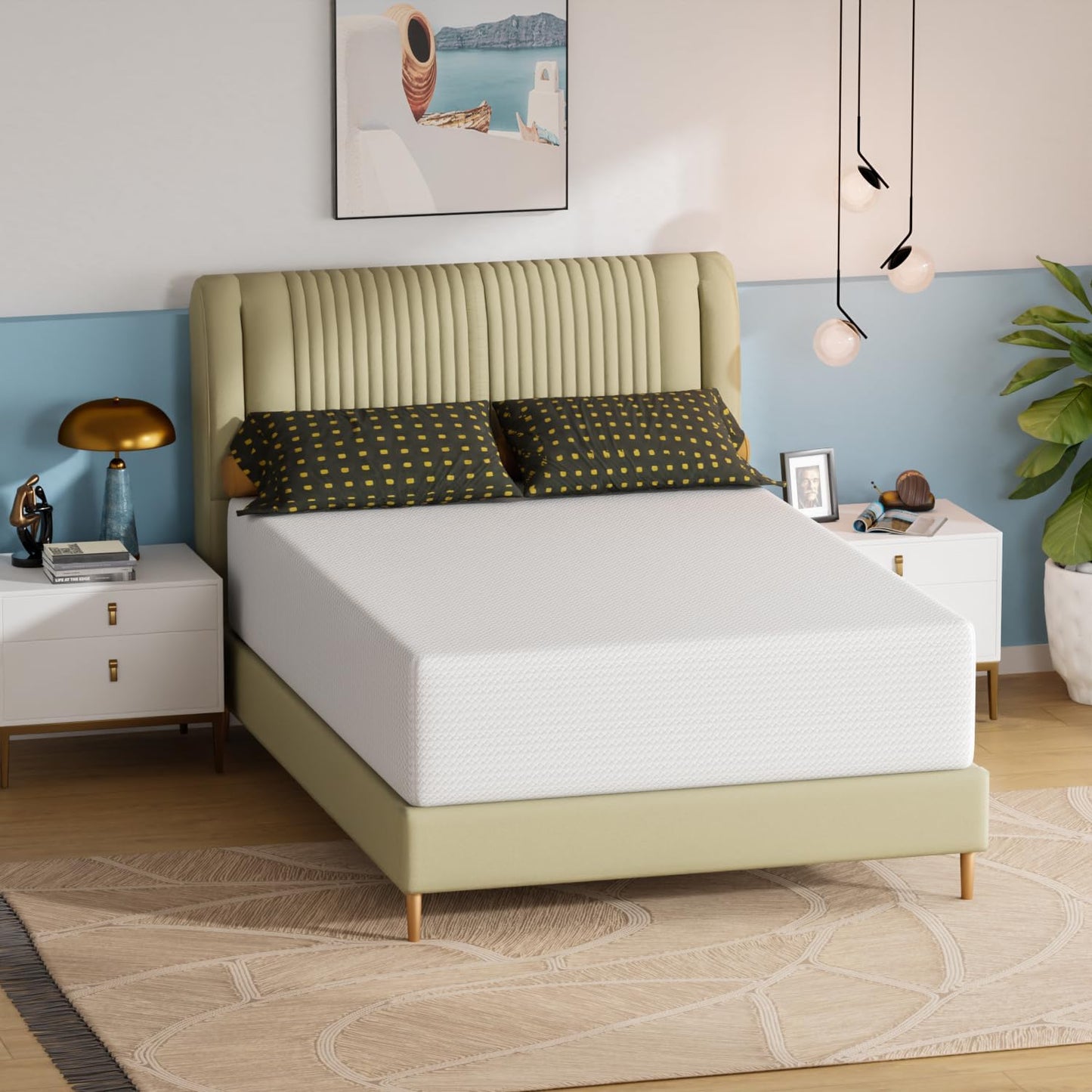 Twin 6 Inch Gel Memory Foam Mattress in a Box Medium Firm