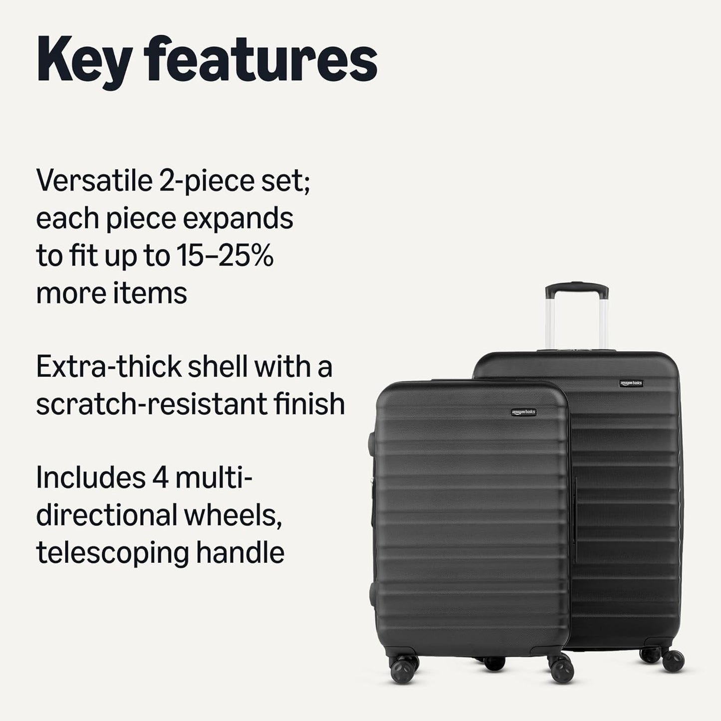 26" Hardside Medium Checked Luggage