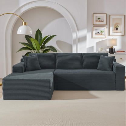 105 Inch Cloud Sectional Couch with Deep Seat