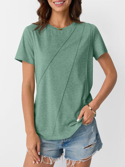 Womens Summer Tops Workout Shirts Beach Vacation Outfits Business Tshirts