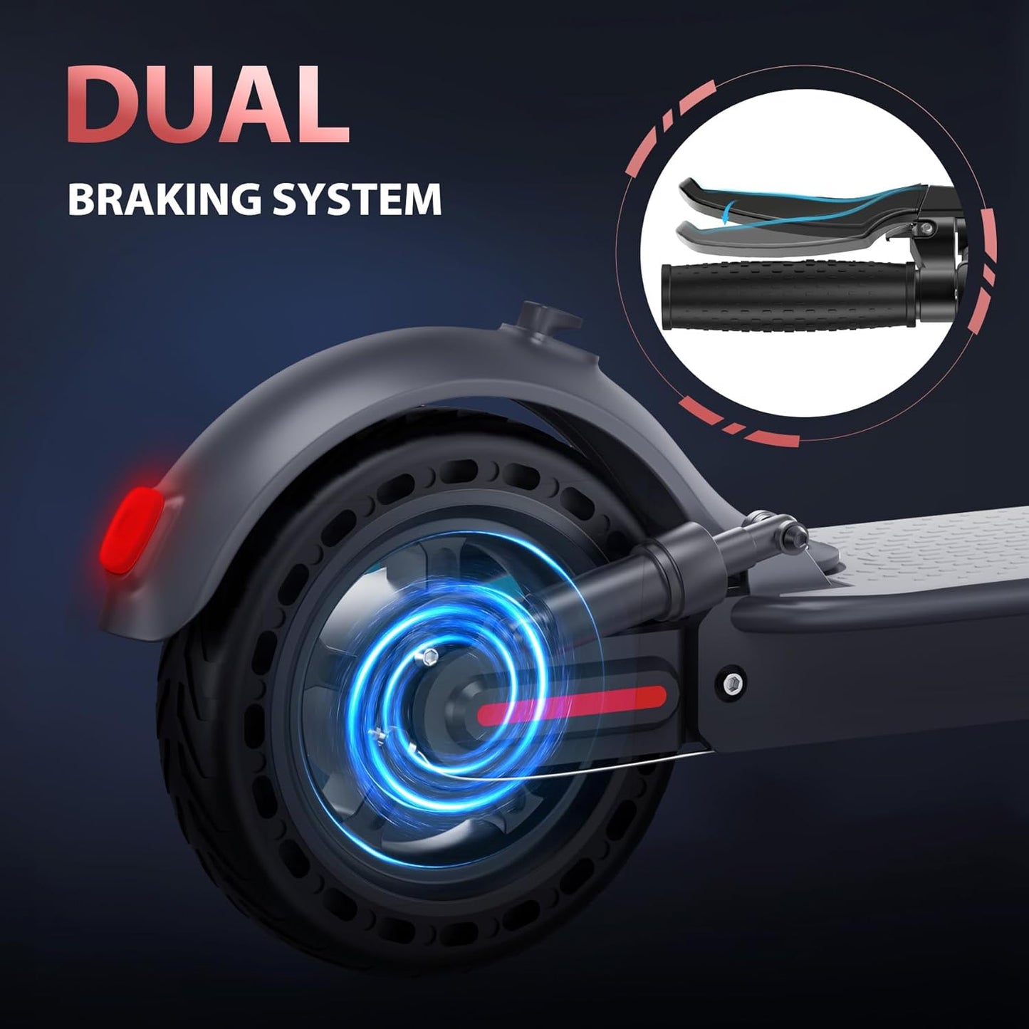 Electric Scooter for Adults 8.5/10/14" Tires, 19/22Mph, 350W/500W Motor