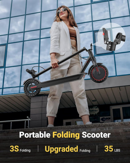 Electric Scooter for Adults 8.5/10/14" Tires, 19/22Mph, 350W/500W Motor
