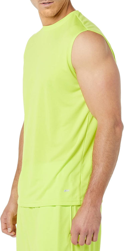 Essentials Men's Active Performance Tech Muscle Tank Pack of 2