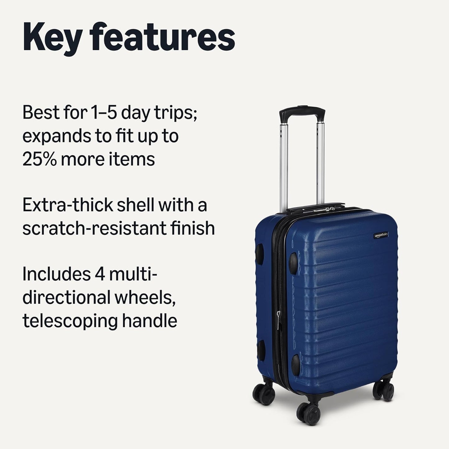 26" Hardside Medium Checked Luggage