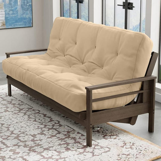 10 Inch Full Size Memory Foam Futon Mattress Mineral Blue