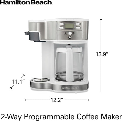 Hamilton Beach 2-Way 12 Cup Programmable Drip Coffee Maker