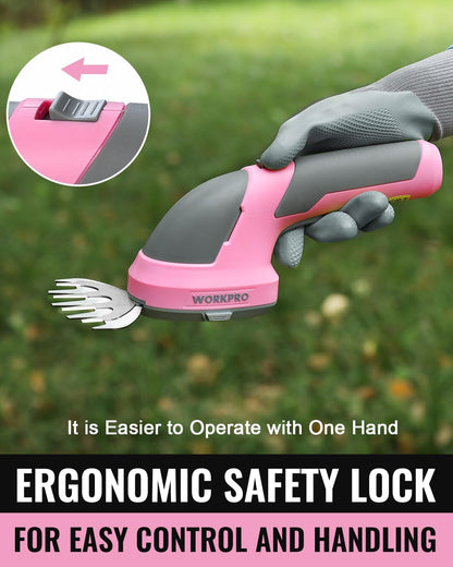 WORKPRO Cordless Grass Shear & Shrubbery Trimmer