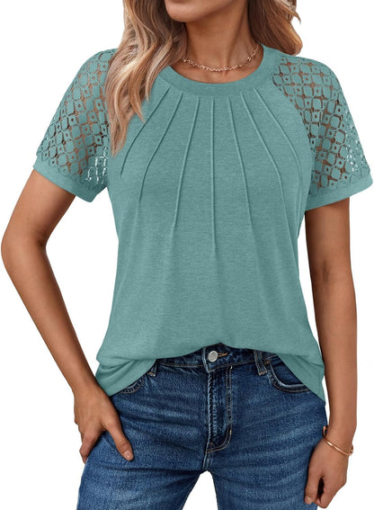Spring Shirts Trendy Vacation Outfits Short Sleeve Tee