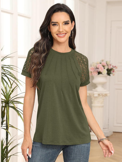 Spring Shirts Trendy Vacation Outfits Short Sleeve Tee