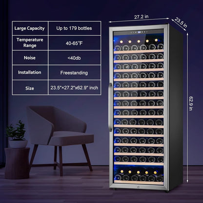 24 Inch Beverage Refrigerator Outdoor Under Counter Beverage Cooler for Patio