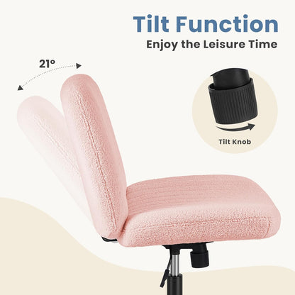 DUMOS Criss Cross Chair Legged Office Wide Comfy Desk Seat