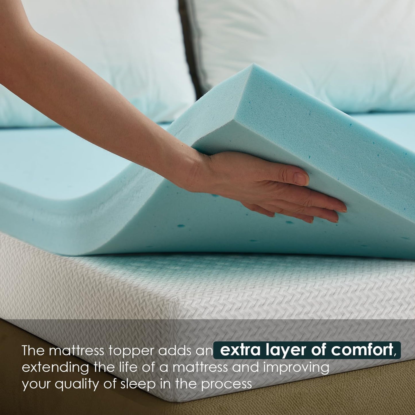 Twin 6 Inch Gel Memory Foam Mattress in a Box Medium Firm