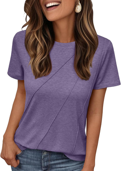 Womens Summer Tops Workout Shirts Beach Vacation Outfits Business Tshirts