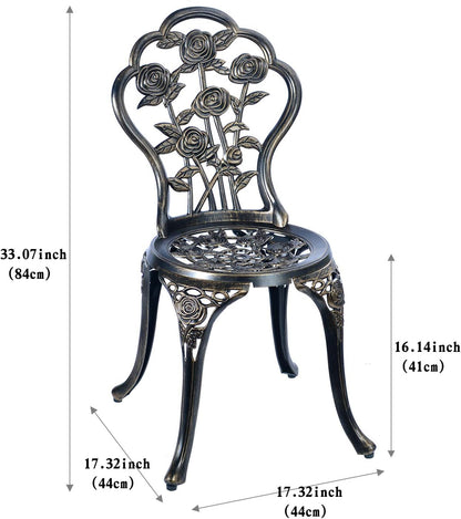 C/G 3 Piece Bistro Set Outdoor Patio Table