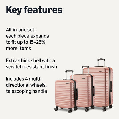 26" Hardside Medium Checked Luggage