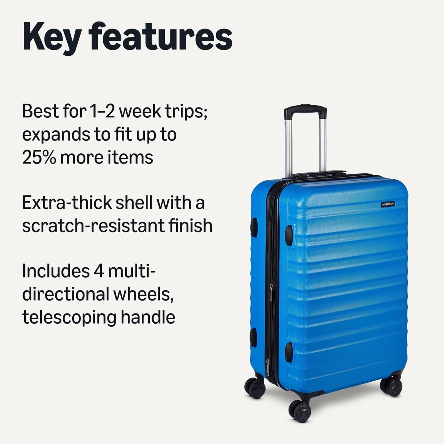 26" Hardside Medium Checked Luggage