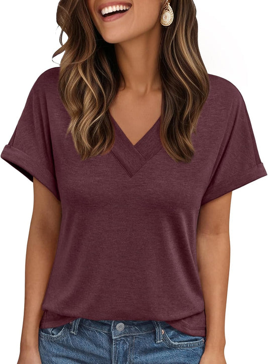 Womens Tops Short Sleeve T Shirt