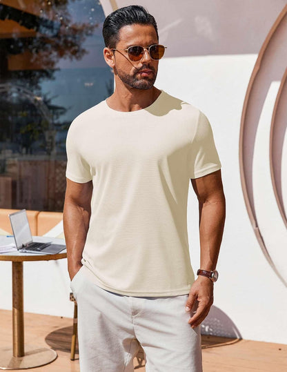 T Shirt Short Sleeve Crew Neck T-Shirt Casual Summer Basic Tee Shirts