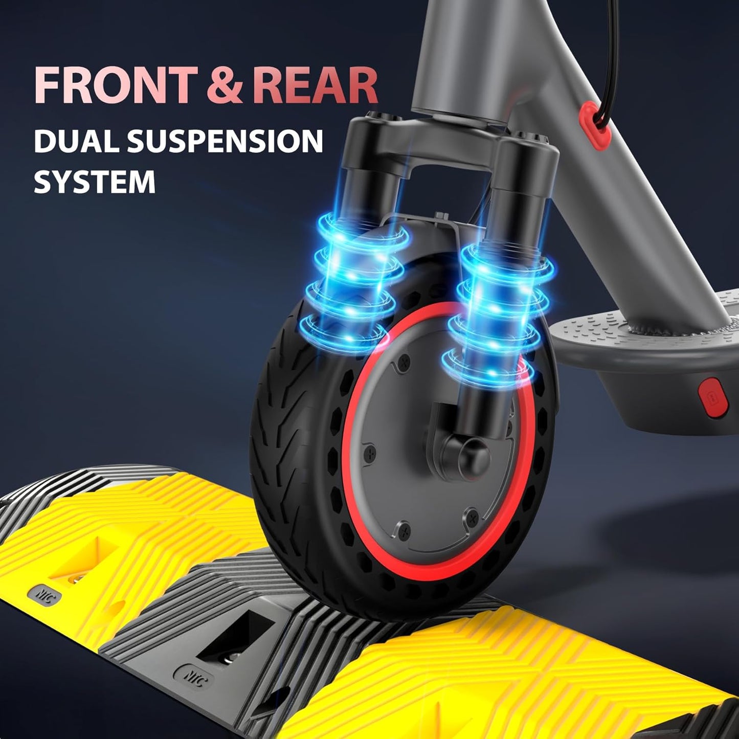 Electric Scooter for Adults 8.5/10/14" Tires, 19/22Mph, 350W/500W Motor