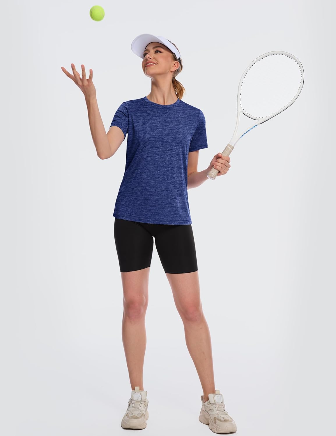 Women's Short Sleeve T Shirts UPF 50+ Sun Protection Athletic Running Workout Tee Tops