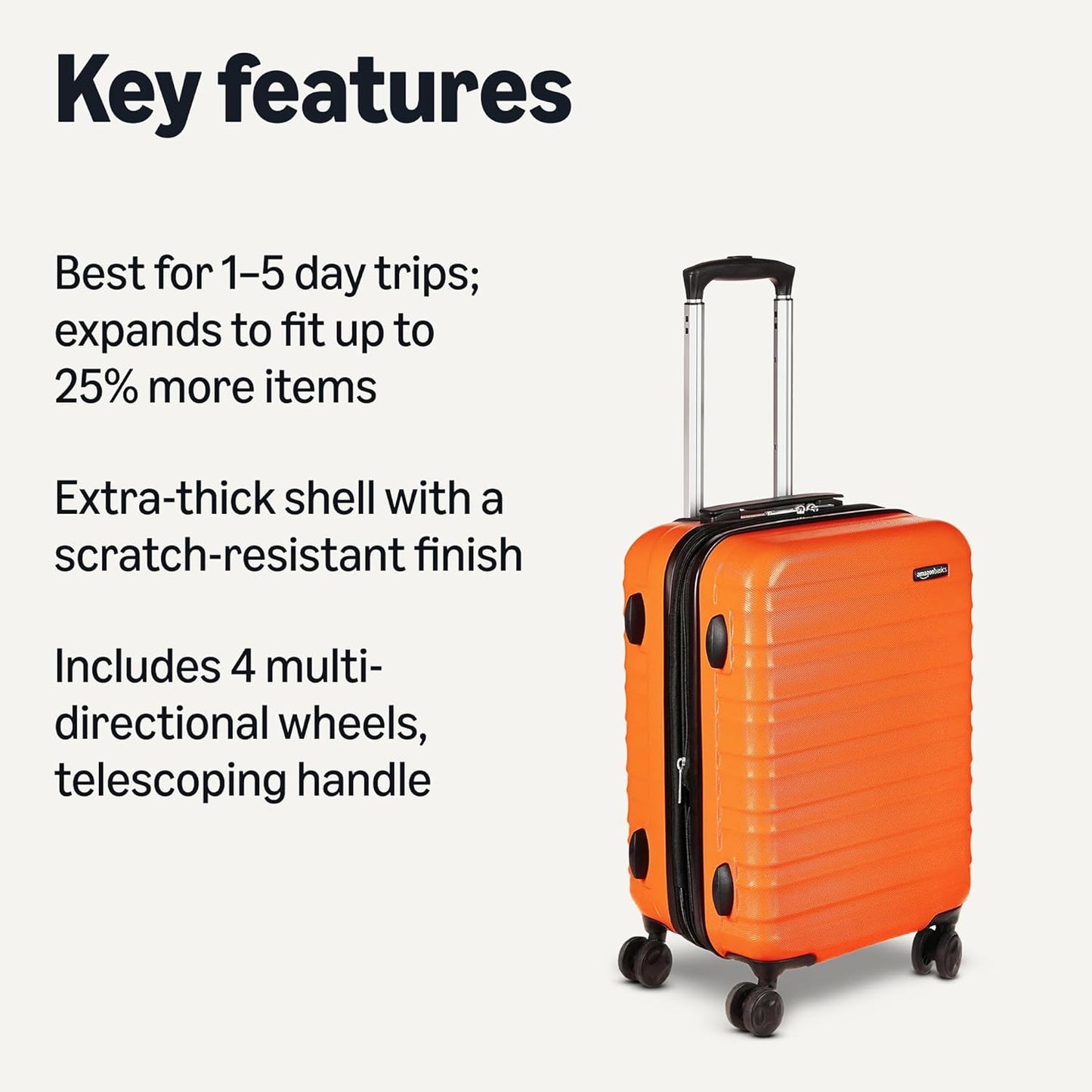 26" Hardside Medium Checked Luggage