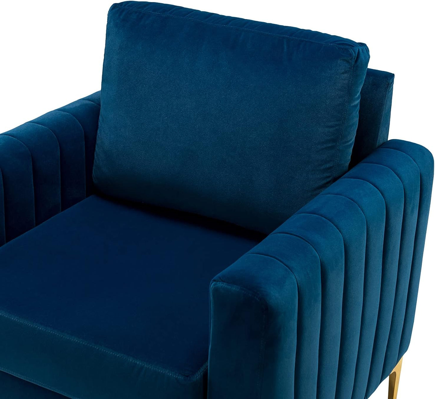 HULALA HOME Velvet Accent Club Chairs Set of 2