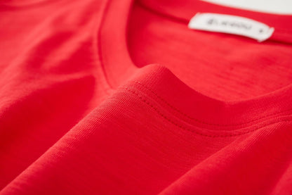 Cotton Loose Fit Thick T-Shirt Heavy Weight Crewneck Tees for Men