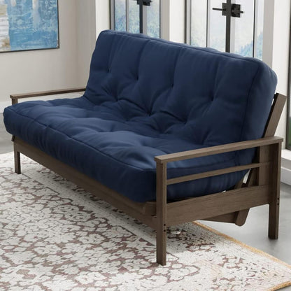 10 Inch Full Size Memory Foam Futon Mattress Mineral Blue