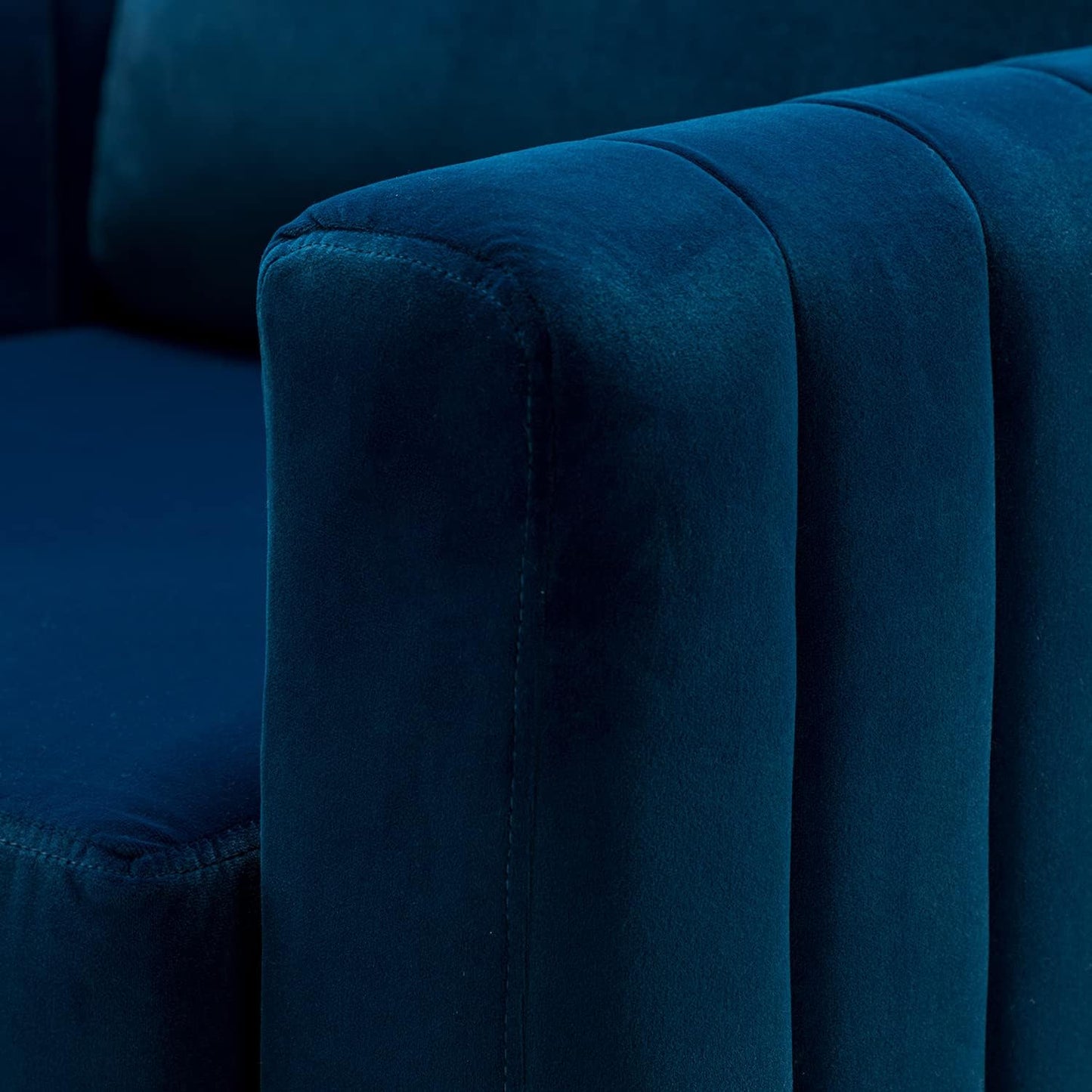 HULALA HOME Velvet Accent Club Chairs Set of 2